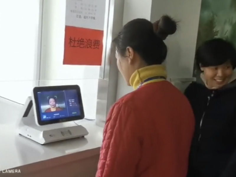 江苏无锡**机关食堂人脸消费机案例